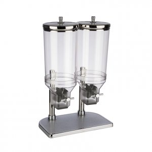 APS zásobník na cereálie Fresh+Easy 2x4,5 l nerez