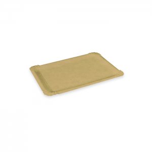 Papírové tácky 10 x 16 cm (č.3), hnědé, nepromastitelné 250 ks
