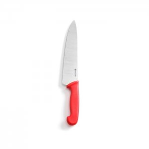 nůž HACCP kuchařský 24 cm červený