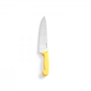 nůž HACCP kuchařský 24 cm žlutý