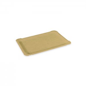 Papírové tácky 13 x 20cm (č.4), hnědé, nepromastitelné 250 ks