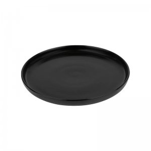 SVING Mělký talíř FUTURE BLACK 20 cm, černý porcelán