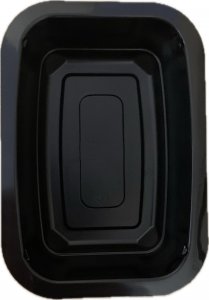 Zatavovací vanička na polévku PP 160x110x47mm 450 ml černá