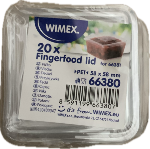 Víčko pro Fingerfood  kelímek 66381 20 ks