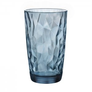 Sklenice long drink DIAMOND 470 ml modrá/Ocean blue
