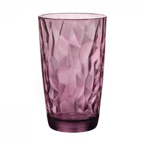 Sklenice long drink DIAMOND 470 ml fialová/Purple