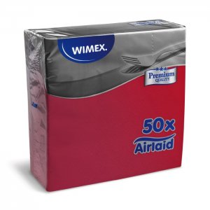 Ubrousky PREMIUM 40x40/50ks červené