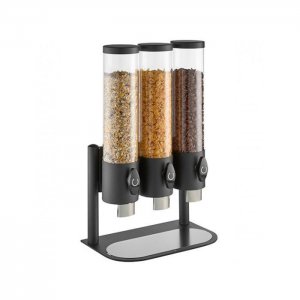 WMF Professional Zásobník na cereálie Basic, 3 x 3,5 l, černý