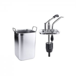 Contacto Dávkovač s pumpou, 5 l, nerez