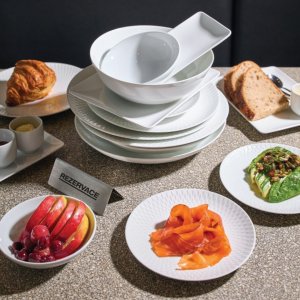 Bauscher Mělký talíř coupe PURITY REFLECTIONS, relief, 24 cm