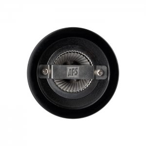 APS Dřevěný mlýnek na sůl MIDNIGHT 17 cm, černý