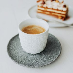 G. Benedikt DOUBLEWALLS Porcelánový dvoustěnný šálek STARS raw, 250 ml