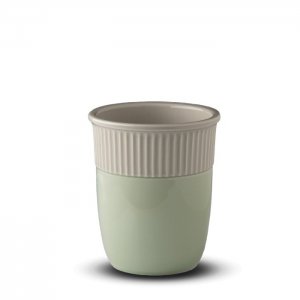 G. Benedikt DOUBLEWALLS Porcelánový dvoustěnný šálek, světle zelený, 200 ml
