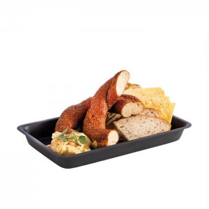 APS Podnos Levante 25,5 x 16 cm nerez černý