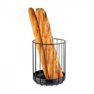 APS Koš na pečivo prům 22,5 cm výška 28cm černý