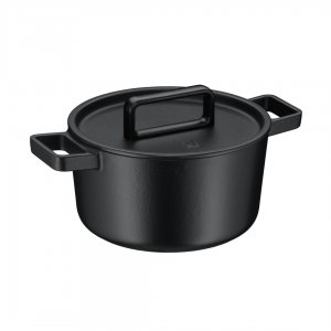 WMF Professional Litinový hrnec s poklicí FLAVOUR černý, 24 cm, 5,2 l
