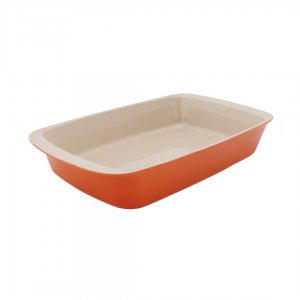 Litinová  zapékací mísa FONTESTIC rust, 34 x 21,5 x 5,8cm