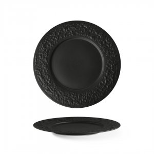 G. Benedikt Mělký talíř STONE 27 cm, černý