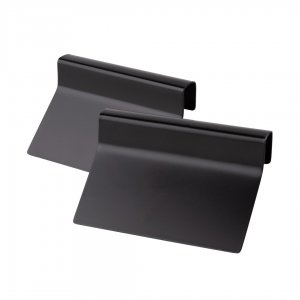 Popisovací karta 8 x 5,5 cm černá 2ks