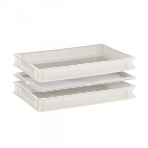 APS Přepravka na těsto 60x40x7,5 bílá PE