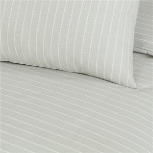 Ložní souprava TREND - šedo-bílý proužek, 140 x 200 + 70 x 90 cm