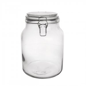 Skleněná dóza Patent 3,4 l čirá