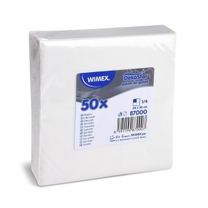 Ubrousky DekoStar 38x38/50 bílé