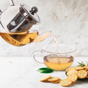 Čajová souprava s filtrem 2 ks