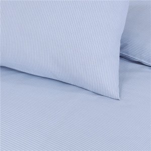 Ložní souprava TREND - modro-bílý proužek, 140 x 200 + 70 x 90 cm