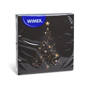 ubrousky 3-vrstvé, 33 x 33 cm 20ks vánoční motiv, stromek