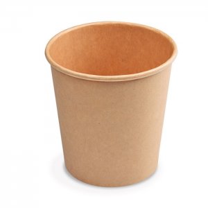 Hnědý papírový kelímek 110ml, 50 ks