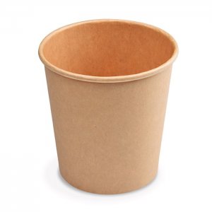 Hnědý papírový kelímek 200ml, 50 ks