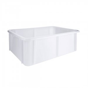 Contacto přepravka 60x40x21 cm 40 l bílá PE, štosovatelná