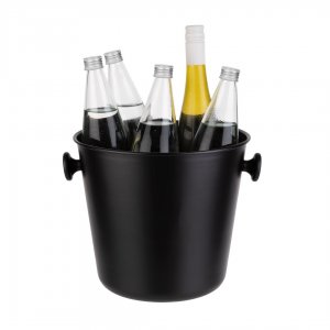 APS Chladič na sekt černý, výška 23 cm