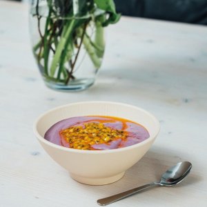 APS miska NERO průměr 16 cm výška 6,5 cm melamin béžová