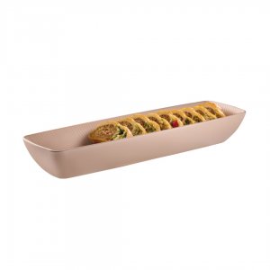 APS miska GN 2/4 NERO 53,0x16,2 výška 8 cm melamin béžová