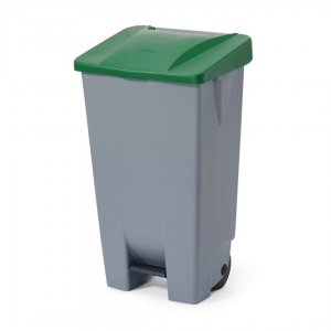 APS Nádoba na odpadky 120 l, s pedálem, světe šedá (bez víka)