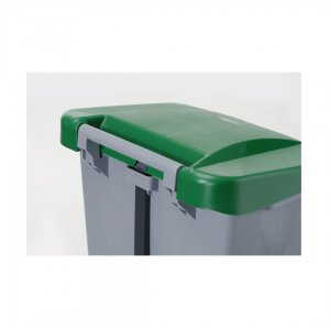 APS Nádoba na odpadky 120 l, s pedálem, světe šedá (bez víka)