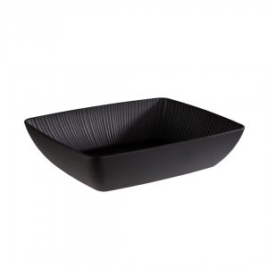 APS miska NERO 32.5 x 26.5 cm melamin černá