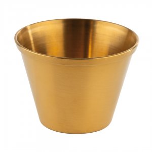 APS Sada misek na dip průměr 6,5cm, výška 4,5cm, 6ks nerez zlatá