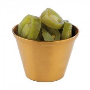 APS Sada misek na dip průměr 6,5cm, výška 4,5cm, 6ks nerez zlatá