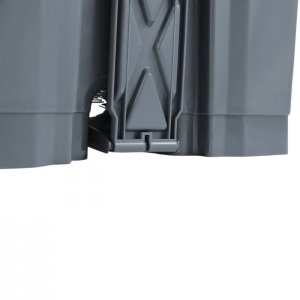 Hendi Koš na odpadky, s pedálem, světle šedý, 68 l