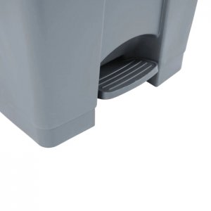 Hendi Koš na odpadky s pedálem, světle šedý 87 l