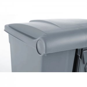 Hendi Koš na odpadky s pedálem, světle šedý 87 l