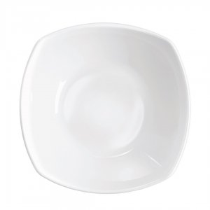 Bormioli Eclissi Bianco talíř hluboký 20,8x20,8cm
