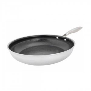 Nerezová pánev s nepřilnavým povrchem HEXAPRO,  24 cm