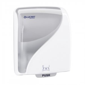 Lucart Professional Zásobník na papírové ručníky IDENTITY CARDBOARD CORE, autocut, bílý