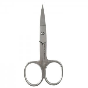 Nůžky na nehty, zahnuté, kovové