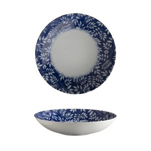 G. Benedikt Polohluboký talíř ISABELLE, 26 cm, dekor Blue spring