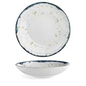 G. Benedikt Polohluboký talíř ISABELLE, 26 cm, Blue Moon